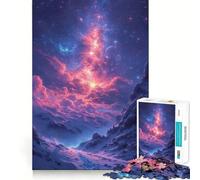 Among The Stars Jigsaw Puzzles1000 Pieces Cognitive Boost Fun Burr Free Clean Cut Pieces Holiday Indoor Entertainment Toy (50x75cm)