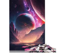 Among The Stars Puzzles Jigsaw Puzzle 500 Pieces for Adults Creative Jigsaw Puzzles Difficult Puzzle Challenging Game Gift Toys Teens Family Puzzles 500pcs (52x38cm)