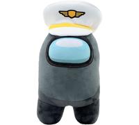 Among Us 30cm Captain's Hat Black Plush