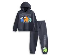 Among Us Boys Grey Character Hoodie and Joggers Set - 5-6 Years