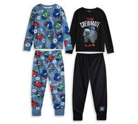 Among Us Boys Multicoloured Character Multi-Pack of 2 Long Sleeve Long Leg Pyjama Set - 7-8 Years