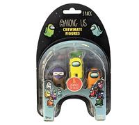 Among Us Brown Yellow and Orange Crewmate Figures 3-Pack