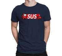 Among Us Gamer SUS Men's T-Shirt, navy blue, 3XL