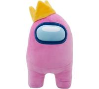 Among Us Official 12-inch Plush with Accessory - Pink with Crown - 10912
