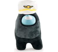 Among Us - Plush w. Accessory - Black Captains Hat (30 cm)