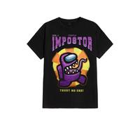 Among Us - Purple Impostor - T-Shirt - black - M - 100% Cotton M