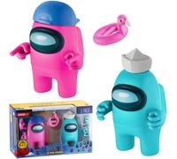 Among Us Series 2 Action Figures 2 Pk Figures 11cm - Pink & Turquoise