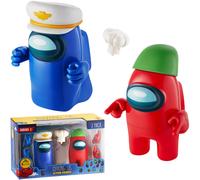 Among Us Series 2 Action Figures 2Pk Toy Crewmate Figure 11cm - Blue & Red
