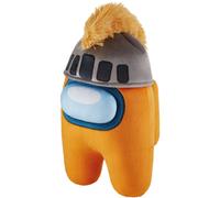Among Us Series 2 Huggable Plush Crewmate Figure 30cm Orange Grey Hat