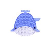 Among Us Shark Pop It Fidget Stress Relief Toy Game Silicone
