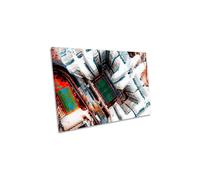 Amongst Hong Kong City Life Football Canvas Wall Art Picture Print CanvasGeeks Multi W30 inch x H20 inch x D20mm