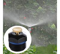 AMONIDA 1/2" Adjustable Micro Watering Nozzle Set of 10 for Efficient Lawn Irrigation Engineering Plastics Durable