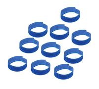 AMONIDA 10 Pcs Rooster Collars Adjustable Soft Nylon Noise-Free Neckbands for Preventing Chickens From Screaming (Standard Type)