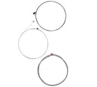 AMONIDA 10 Sets Electric Guitar Strings, Steel Core Plated Winding Strings, Colorful Bead Heads with Vibrant Look, for Guitar Lovers
