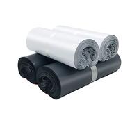 AMONIDA 100Pcs Ecommerce Bags Gray, Plastic Package, Strong Bearing and Tear Resistant for Online Selling, Size 16.5" X 11" (Normal Thickness)