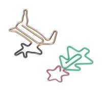 AMONIDA 100pcs Lovely Metallic Paper Clips for Office School Home, Cute Christmas Tree and Deer Design, Durable and Portable, Rustproof Metal