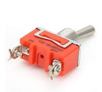 AMONIDA 10PCS Mini Toggle Switch 2 Pin ON-OFF Compact Control Switch for AC 15A Power Supply Circuits