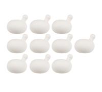 AMONIDA 10PCS Squeeze Balls Soft TPR Bubble Inserts for DIY Toy Making Crafts White 5.5x5x5cm (L)
