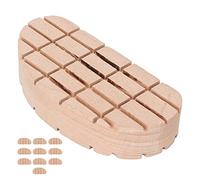 AMONIDA 10Pcs Wooden Horse Hoof Pads Strong Fit for Cattle and Horses 11 X 5 X 2cm
