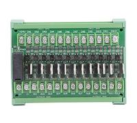AMONIDA 12-Channel PLC Amplifier Board High-Performance Signal Isolation Relay Module for Industrial Automation DC12-36V