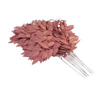 AMONIDA 12PCS Artificial Fall Eucalyptus Stems, PE Autumn Leaf Branches with Adjustable Iron Wire, 21.7 Inch Fall Decorations for Home Vase Harvest Festival Table Centerpieces