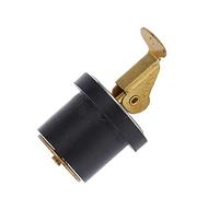 AMONIDA 19mm Brass Drain Plug, Marine Compression Drain Plug, Screw Type with Rubber Seal, Ideal for Boat Yacht Livewell Sink Transom Baitwell (7/8 inch (2974B2))