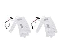 AMONIDA 2 PCS Electric Heating Sheet, Ultra Thin 3 Gears Adjustable Heating Film with Super Soft Cotton Polyester, Ideal for Gloves Replacement Pads