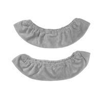 AMONIDA 2PCS Ice Skate Blade Protectors Stretchable Non Slip Covers for Hockey and Figure Skating Adults Polyester 11.81x3.15x0.79in (Gray)