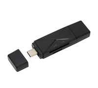 AMONIDA 3 in 1 USB Storage Card Reader 3 Connectors Memory Card Reader Portable Ultra Thin USB C USB2.0 MICRO USB Interface for Laptop