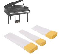 AMONIDA 3 Pcs Piano Mute Soft Felt Tuning Tool for Piano Musicians Orange White Durable