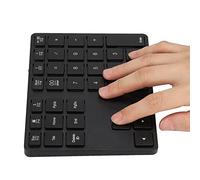 AMONIDA 35 Keys Wireless Numeric Keypad for Accounting Professionals Entering Financial Data,BT 5.0 Connection for & Computers OS,100H Working Time 180 Days Standbyalloy (Black)