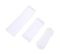AMONIDA 3pcs Rectangle Cat Claw Silicone Mold, Resin Jewelry Bookmark Mold, Reusable Non Stick with Hole for Key Chain, Handbag & Car Pendant
