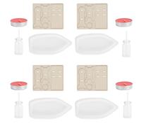 AMONIDA 4 Set DIY Physics Equipment Steam Boat Science Kit, Educational Toy for Children's Intellectual Development, Ideal Hands-On Learning Toy