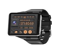 AMONIDA 4G Smartwatch for Outdoor Hikers and Daily Commuting User,Supports Standalone Calls with 2.88 Inch HD Display,Dual 2mp Front 8mp Rear Cameras,6gb RAM 128gb Rom,GPSs Beidou (Silver)