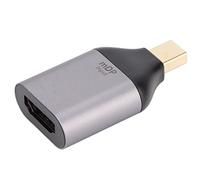 AMONIDA 4K Mini DisplayPort to HD Multimedia Interface Adapter for Secure Connection with Laptops Projector Aluminum Alloy 1 Unit