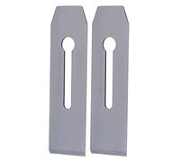 AMONIDA 51mm Steel Planer Blades, Durable High-Performance Hand Planer Replacement for Woodworking Projects, 2 Pcs