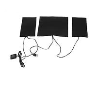 AMONIDA 5V Electric Heating Sheet Adjustable Temperature Washable Carbon Fiber Heater Pad for Home Use Neck Back Waist and Abdominal Relief