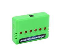 AMONIDA 6 Batteries Simultaneous Charging, 3.7V Lithium Battery Charger, Portable Design Charger with Durable Design, Ideal for RC Aircraft X5A1 X5A X15 X15C X15W X21 X21W X26