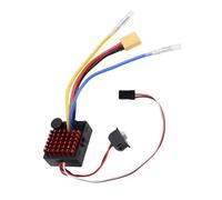 AMONIDA 60A Brushed ESC for RC Car Boat, 3 Operating Modes ESC with 540 550 750 Motors, 3A BEC Output LiPo NiMH Battery Support