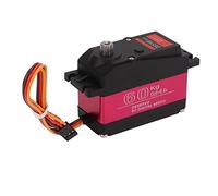 AMONIDA 60kg Digital Servo, 8.4V High Voltage Waterproof RC Car Steering Gear, CNC Aluminum Case Servo with Stainless Steel Gears, Ideal for Remote Control Vehicles