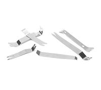 AMONIDA 6pcs Ergonomic Car Audio Remover Tool Kit for Dashboard Trim Disassembly, Durable Metal Design, Includes Storage Bag