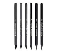 AMONIDA 6Pcs Graphite Pencil Set, Professional Charcoal Drawing Pencils, Break Pencils for Sketching Shading Blending, Ideal for Artists, Kids & Classroom