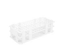 AMONIDA 90-Hole Plastic Test Tube Rack Lightweight Durable Sample Holder for Laboratory Use, Easy to Assemble and Clean