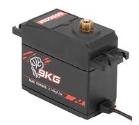 AMONIDA 9KG Gear Servo High-Precision Low Power Consumption for Remote Control Cars and Ducted Aircraft Black