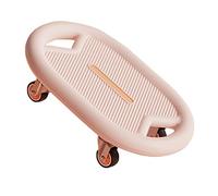 AMONIDA Abdominal Fitness Compact Durable Low Noise Enhances Cardiorespiratory Function for Home Use EVA Plastic 1 Unit (Pink)