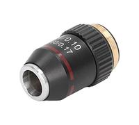 AMONIDA Achromatic Microscope Objective Lens 4X High Magnification for Scientific Research Copper Material 20.2mm