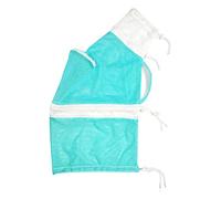 AMONIDA Adjustable Cat Bathing Bag with Handle and Zipper Design for Comfortable Grooming and Bathing At Home 60x42x32cm (Green White)