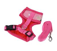 AMONIDA Adjustable Chicken Harness, Soft Breathable Chicken Traction Rope for Outdoor Training, Perfect for Pet Chickens, Includes Bow Tie, 1 Unit (#2)