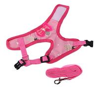 AMONIDA Adjustable Chicken Harness, Soft Breathable Chicken Traction Rope for Outdoor Training, Perfect for Pet Chickens, Includes Bow Tie, 1 Unit (#3)
