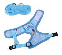 AMONIDA Adjustable Chicken Harness, Soft Breathable Chicken Traction Rope for Outdoor Training, Perfect for Pet Chickens, Includes Bow Tie, 1 Unit (#1)